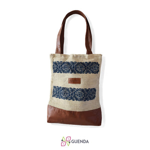 Bolsa natural azul